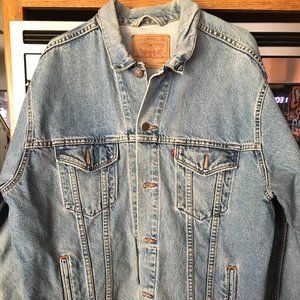 Genuine Levis Mens Red Tab XL Trucker Jacket